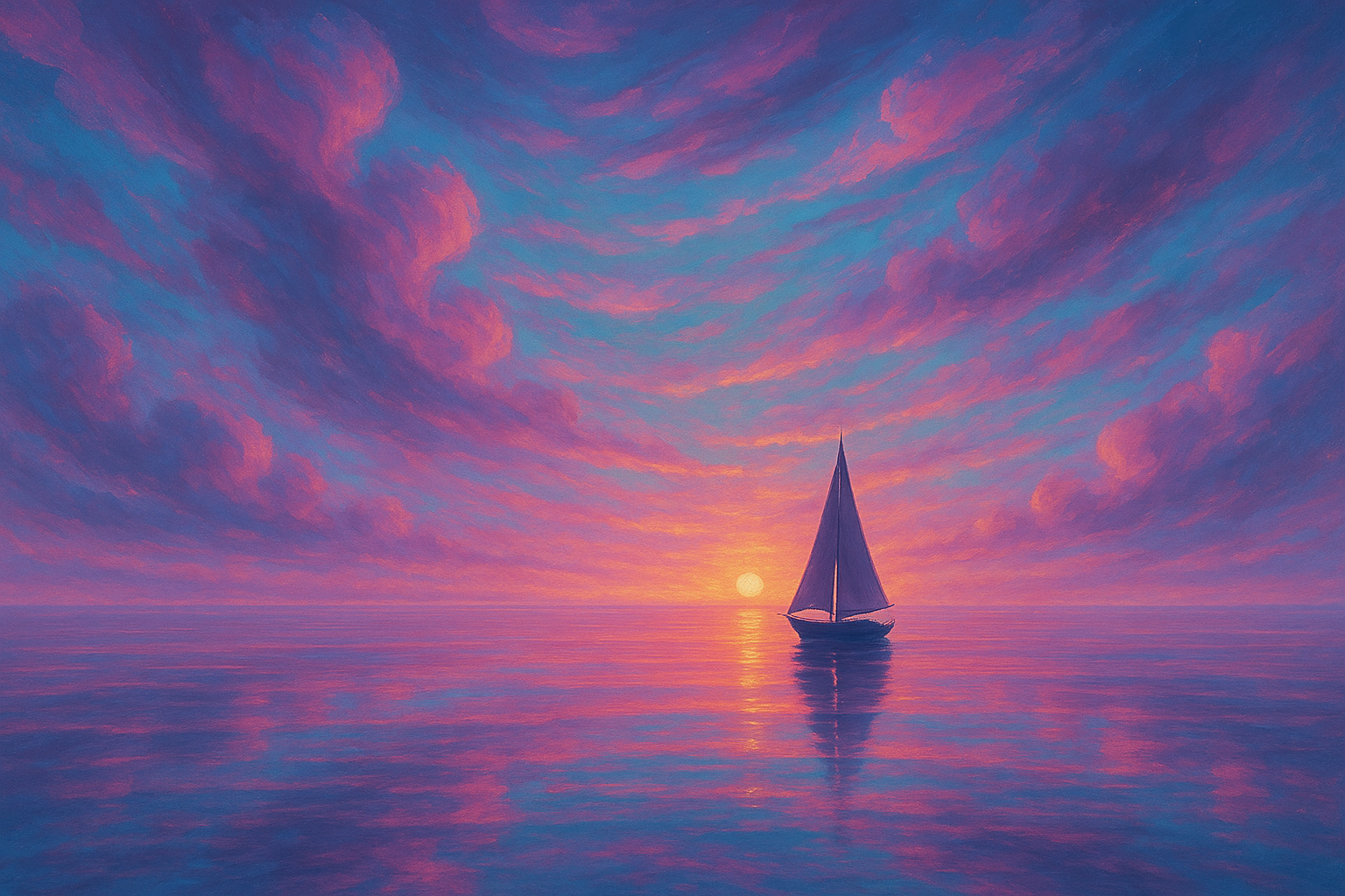 Calma chicha en el Mar. La calma o el hastío del amor.