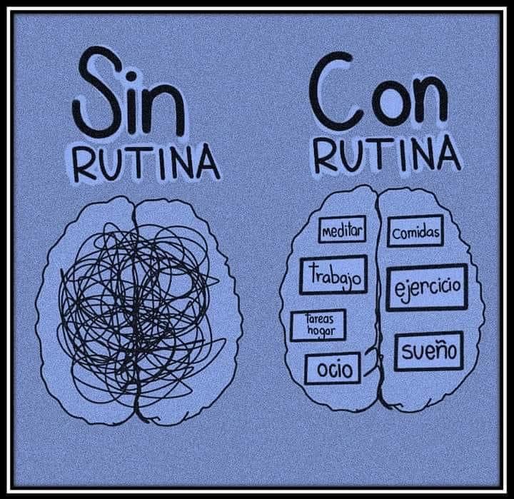 Con rutina Sin rutina