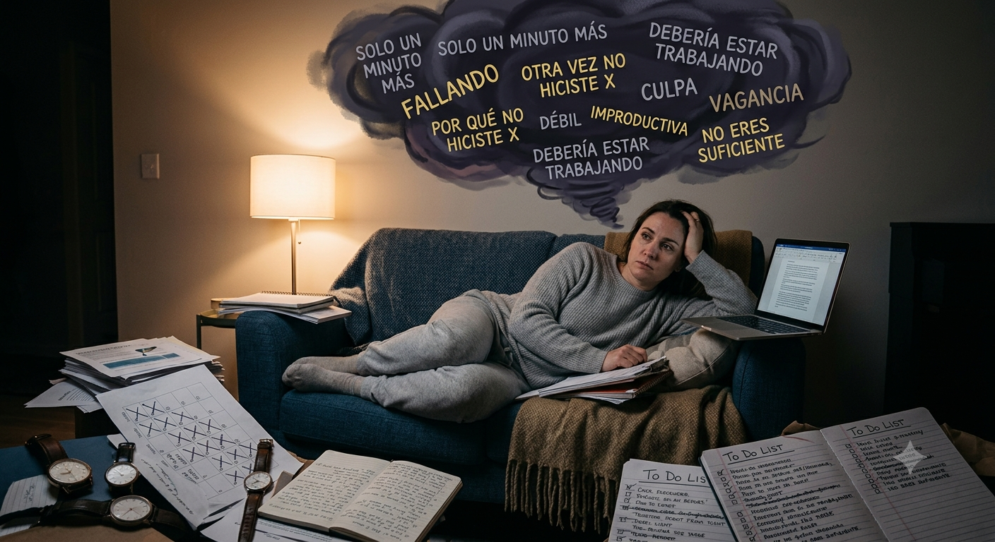 Cuando descansar te hace sentir culpable: la paradoja de la autoexigencia