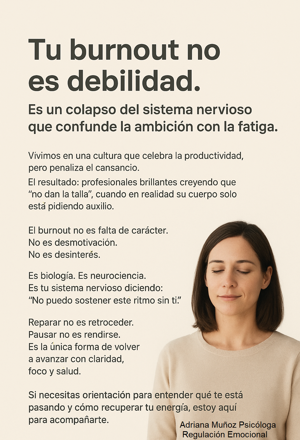 Cuando el cansancio deja de ser “normal”