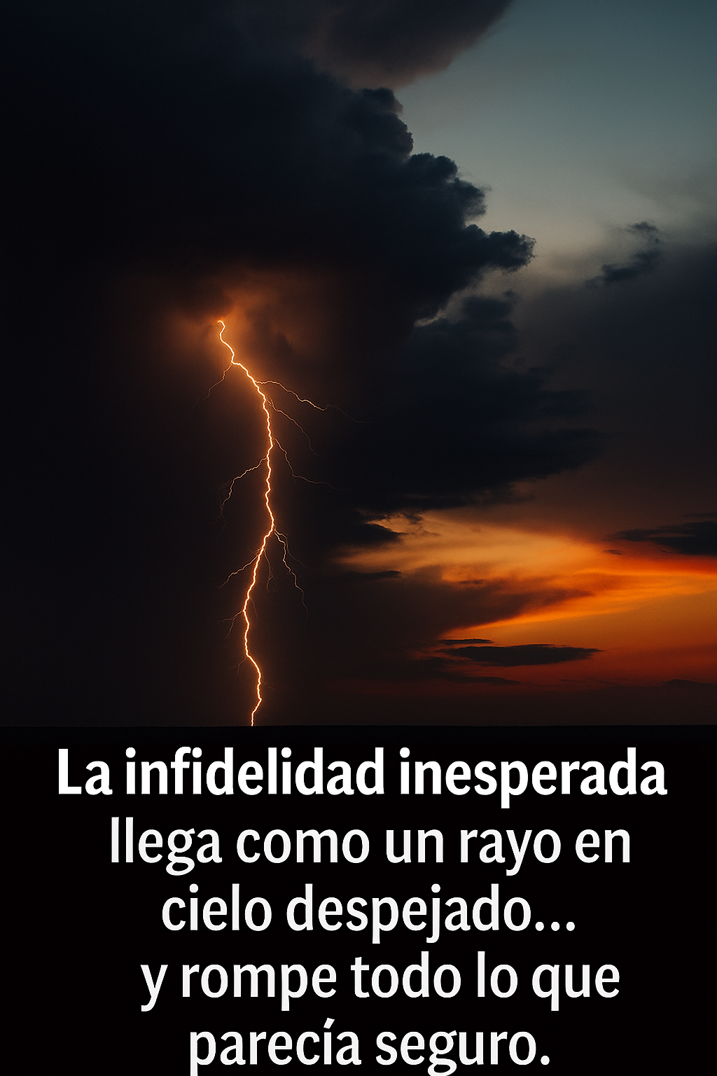 Infidelidad inesperada: el terremoto emocional que nadie anticipa