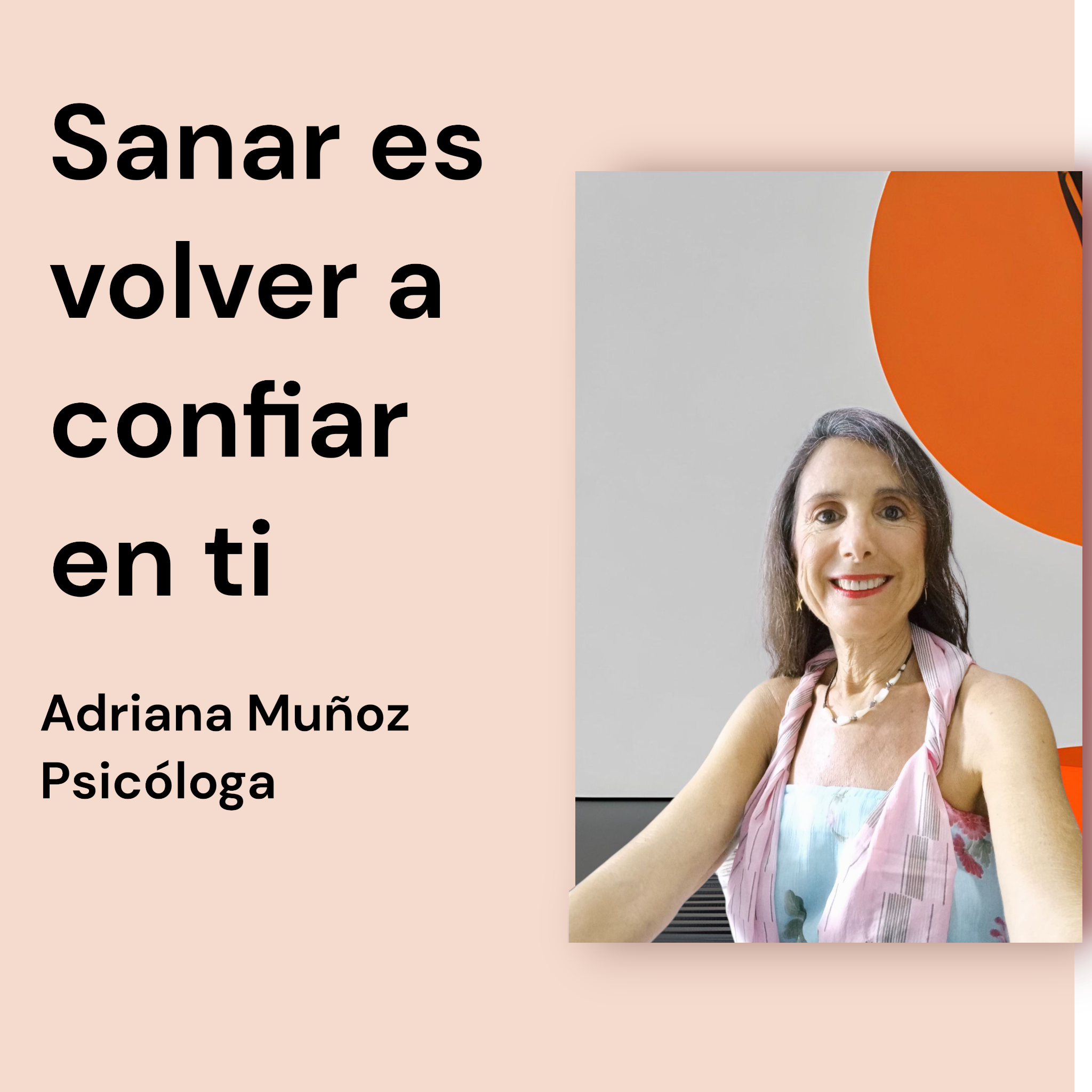 Sanar es volver a confiar en ti